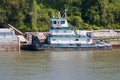 Missouri River tugboat Royalty Free Stock Photo
