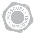 Missouri stamp rubber grunge