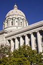 Missouri State Capital in Jeff City Royalty Free Stock Photo