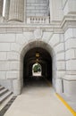 Missouri state capital lower level intrance Royalty Free Stock Photo