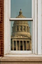 Missouri State Capitol reflection Royalty Free Stock Photo