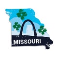 Missouri state. Vector illustration decorative design