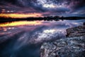 Missouri Sunset over a Lake