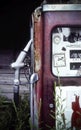 Missouri, United States, circa June 2016 - old rusted Mobil vintage gas pump on route 66 Royalty Free Stock Photo