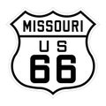 Missouri us route 66 sign