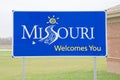 Missouri Welcome Center Sign Royalty Free Stock Photo