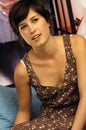 Missy Higgins being interviewed