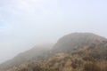 Mist mountains Paparoa national park New Zealand Royalty Free Stock Photo