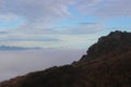 Mist mountains Paparoa national park New Zealand Royalty Free Stock Photo