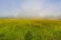 Mist over Austrian landscape Royalty Free Stock Photo