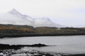 Mist over Djupivogur and the Eggs in GledivÃ­k, Berufjordur in the Eastern Fjords of Iceland