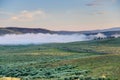 Mist over Hayden Valley Royalty Free Stock Photo