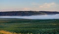 Mist over Hayden Valley Royalty Free Stock Photo