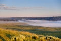 Mist over Hayden Valley Royalty Free Stock Photo