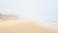 Mist over the ocean. Ovar, Portugal Royalty Free Stock Photo