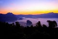 The mist at Phulangka nan Thailand