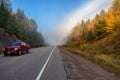 An autumn morning at Algonquin Royalty Free Stock Photo