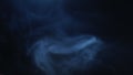 mist texture smoke background for intro blue black