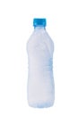 Misted plastic bottle with frozen water Royalty Free Stock Photo