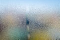 Misted window Royalty Free Stock Photo