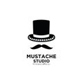 Mister movie Studio Video Cinema Film Production logo design vector icon illustration