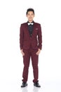 Mister Pageant Contest in Evening Ball suit with Diamond Crown, Royalty Free Stock Photo