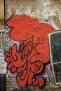 Mister Red a amazing graffiti found in Shoreditch