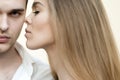 Misterious sensual couple Royalty Free Stock Photo