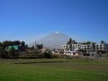 Misti volcano, in the city of Arequipa, Peru.