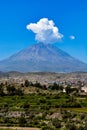 Misti volcano close to arequipa