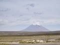 Misti volcano in Peru Royalty Free Stock Photo