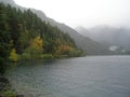 Mistic Mountains by the Lake Royalty Free Stock Photo