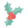 Mistletoe Color Vector icon Easily modify or edit Royalty Free Stock Photo
