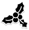 Mistletoe Isolated Vector Icon that can be easily modified or edit in any style Royalty Free Stock Photo