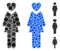 Mistress Composition Icon of Round Dots