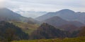 Autumn landscape in the Jura Mountains range Royalty Free Stock Photo