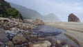 Misty Beach near Karamea, New Zealand