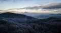 Misty Blue Ridge Mountain Sunrise