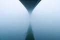 Misty bridge Royalty Free Stock Photo