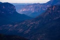 Misty Canyon in the Mountains