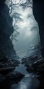 Misty Cave With Water: A Woodland Gothic Photo By Jessica Rossier