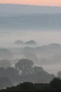 Misty Dawn Layers Royalty Free Stock Photo