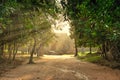 Misty day at Angkor Wat Cambodia