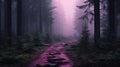 Misty Forest Path: A Beautiful And Sad Journey Through The Fog