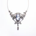 Misty Gothic Silver And Blue Topaz Necklace - Contest Winner