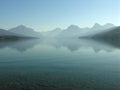 Misty Lake Mcdonald Royalty Free Stock Photo