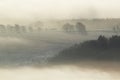 Misty landscape Royalty Free Stock Photo