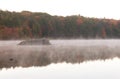 Misty Morning on Burr Pond