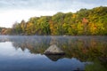 Misty Morning on Burr Pond