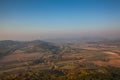 Misty morning in Central Bohemian Uplands, Czech Republic. Royalty Free Stock Photo